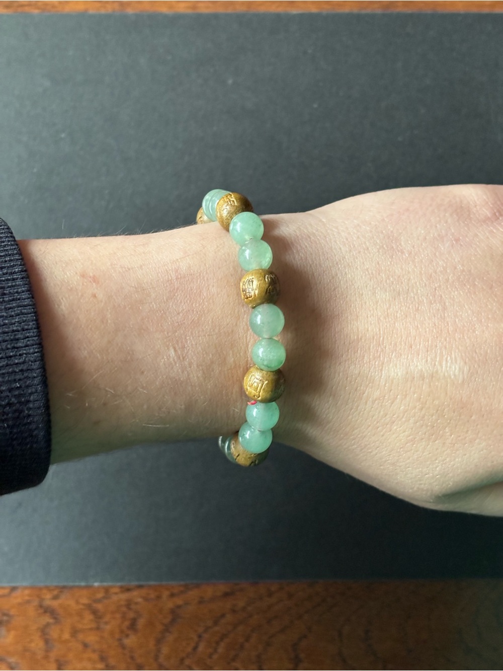 Karmalogy Green Aventurine Lucky Karma Bracelet - Picture 5 of 7